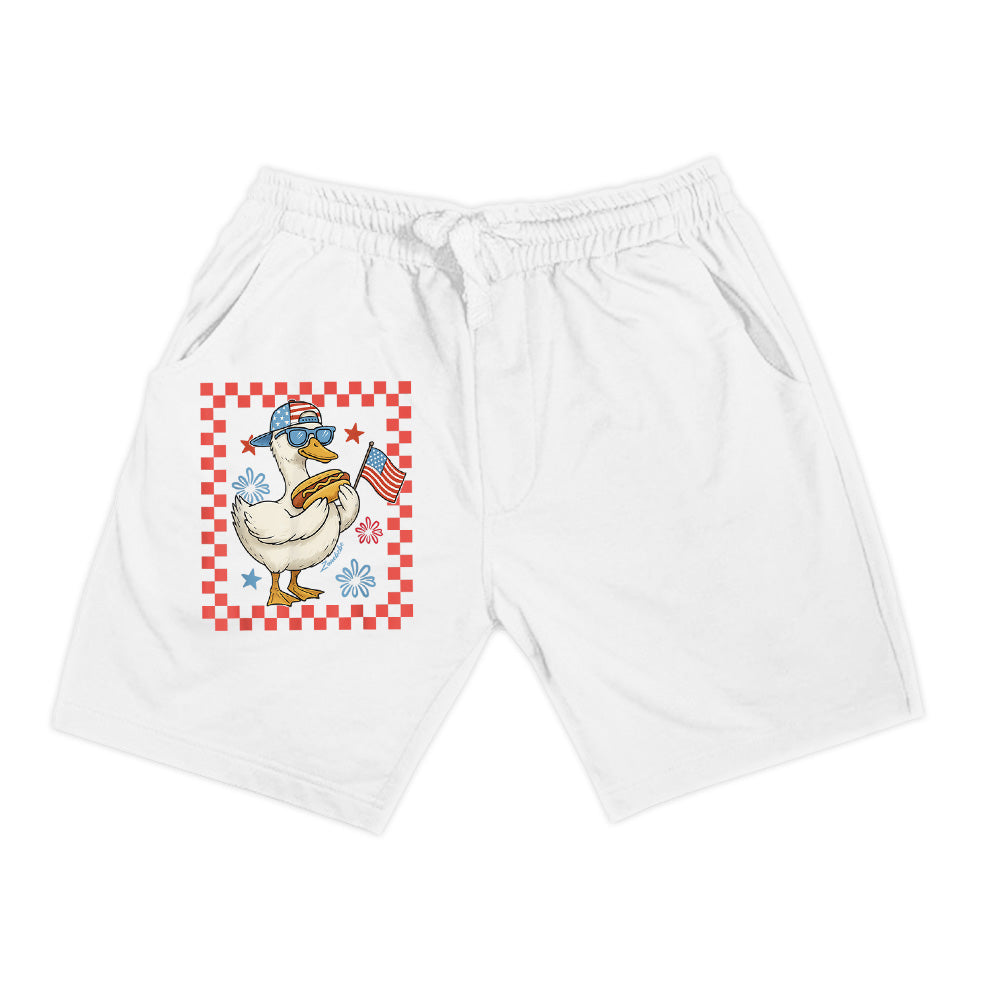 Cool America Goose 4Th Of July US Flag Patriotic Shorts