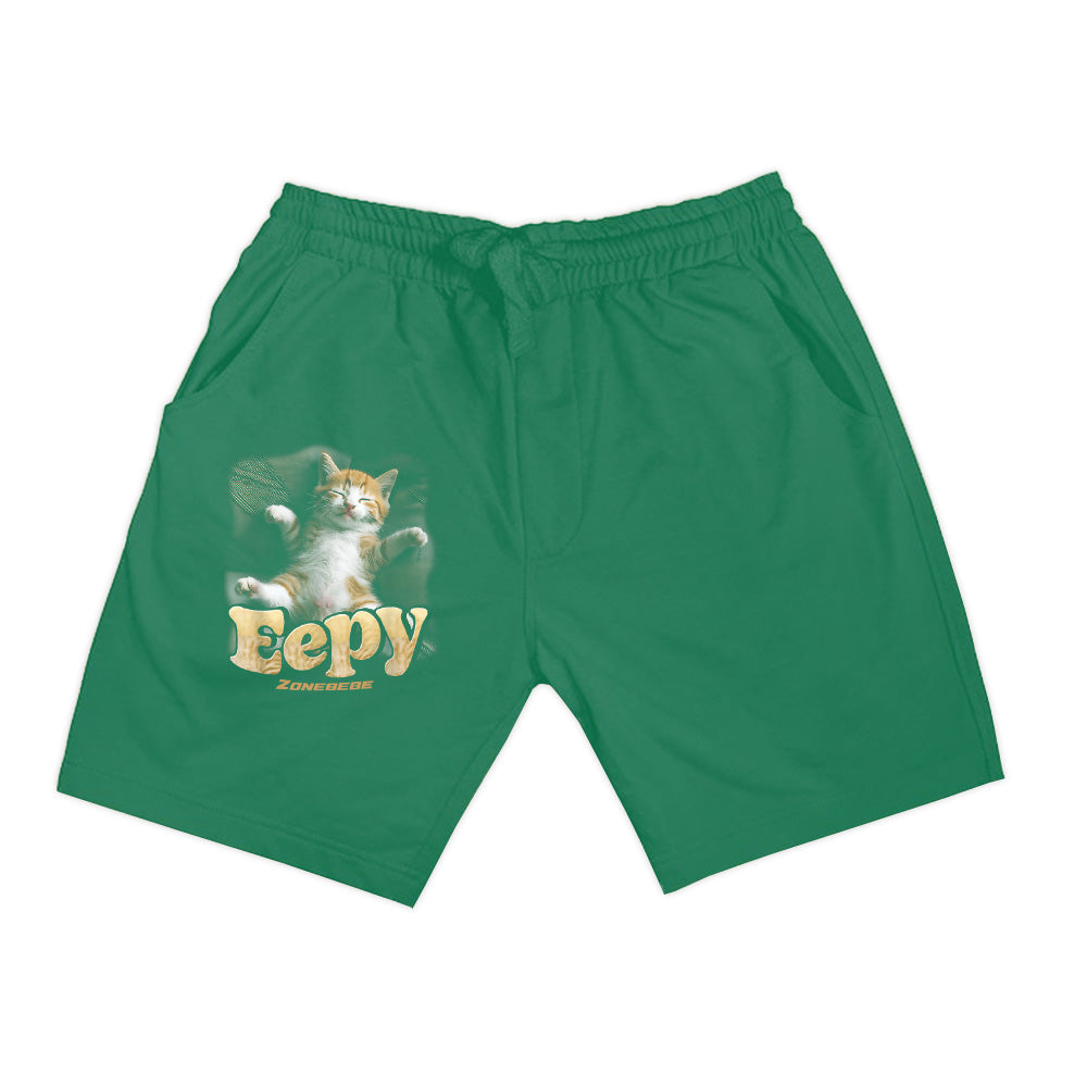 Eeppy Cat Silly Sleepy Cat Meme Kitten Comfortable Sleeping Shorts