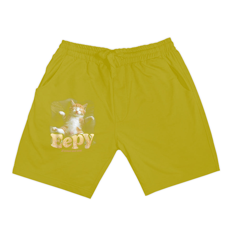 Eeppy Cat Silly Sleepy Cat Meme Kitten Comfortable Sleeping Shorts