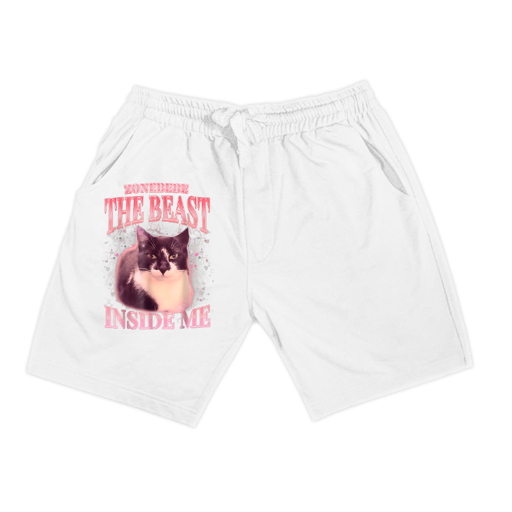 Funny The Beast Inside Me Silly Cat Meme Humor Saying Shorts