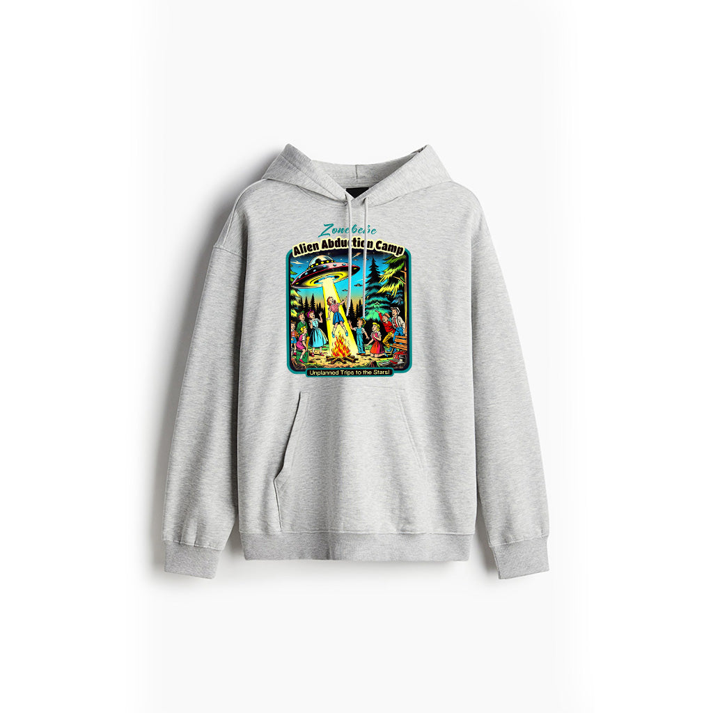 Funny Vintage Alien Abduction Camp UFO Alien Hoodie