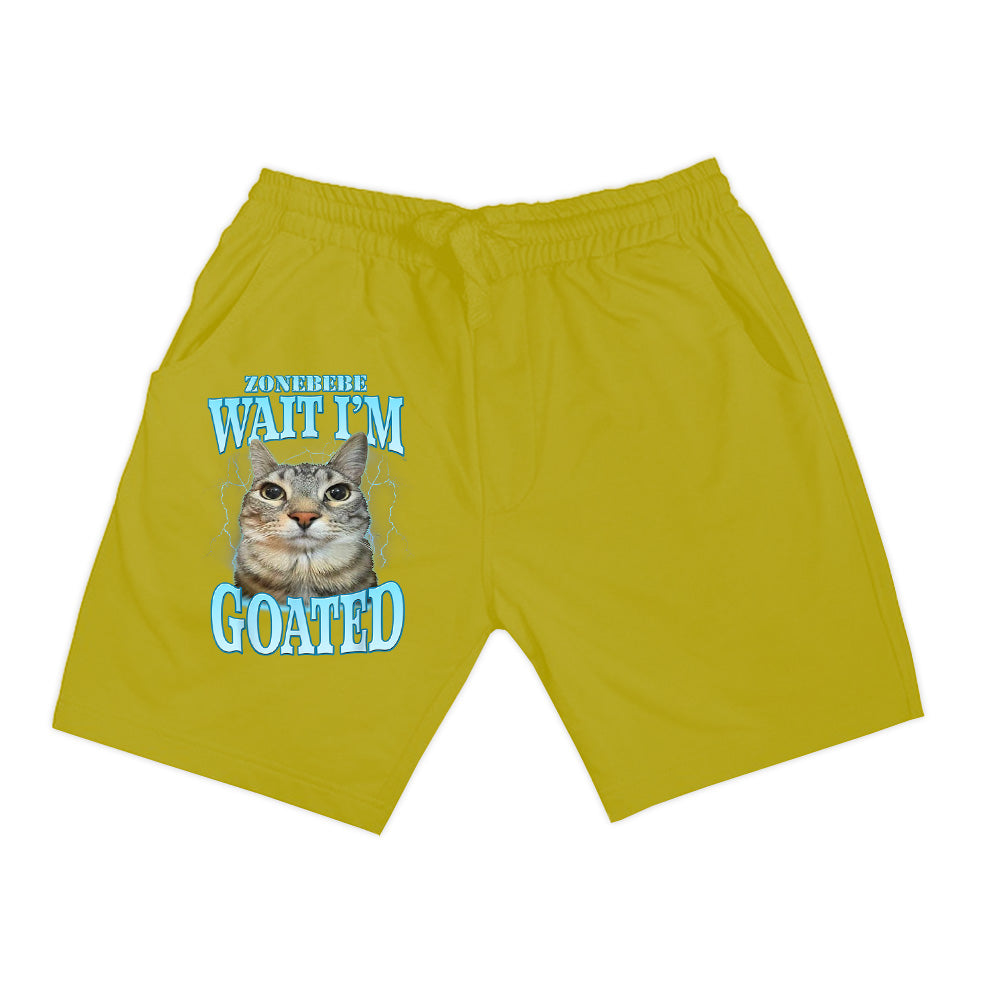 Funny Wait I'm Goated Silly Cat Meme Humor Silly Cat Saying Shorts