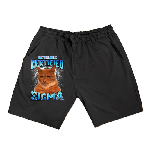 Certified Sigma Funny Staring Cat Meme Sarcastic Silly Cat Shorts