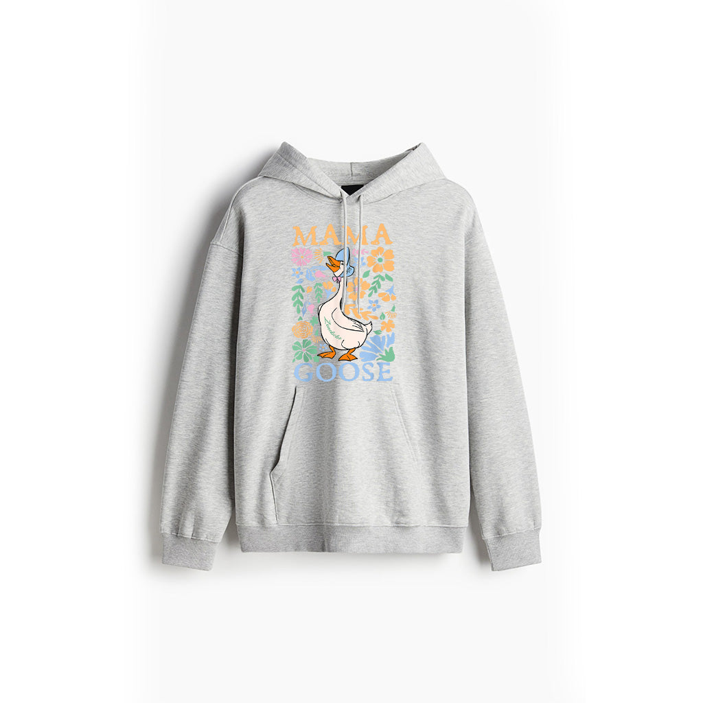 Cute Floral Mama Goose Coquette Mother's Day Silly Goose Hoodie