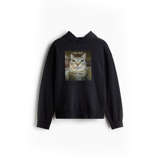 Funny Silly Staring Cat Funny Meme Hoodie